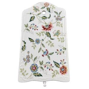 ANDREA By SADEK Serving Board Birmingham Cheese & Crackers Tray Ceramic Floral